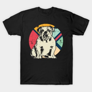 English Bulldog Retro Vintage T-Shirt